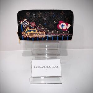 ⭐ Louis Vuitton Limited Edition Zippy Wallet – “Vuitton Rollercoaster” Monogram